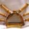 SET ART DECO SUPORT CU CUTITE SOLINGEN SALTO CUTITE FRUCTE MANER BAMBUS 16.5 CM