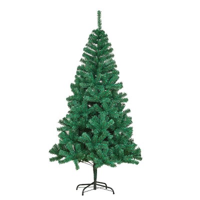 Brad de Craciun artificial cu suport inclus Flippy, 180 cm, 600 ramuri/varfuri, material plastic, suport clasic, fara iluminare, utilizat pentru inter foto