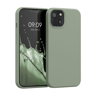 Husa pentru iPhone 13, Silicon, Verde, 55878.172 foto