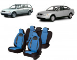 Cumpara ieftin Set huse scaune compatibile VW Passat B5 (1997-2005) Piele + Textil (Compatibile cu sistem AIRBAG), Umbrella