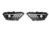 Set faruri tuning FORD MUSTANG, 01.2015-07.2018, version cu xenon headlamps; dynamic indicator; electrical; negru, transparent; TUNING,