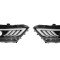 Set faruri tuning FORD MUSTANG, 01.2015-07.2018, version cu xenon headlamps; dynamic indicator; electrical; negru, transparent; TUNING,