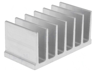Radiator Aluminiu Extrudat cu Aripioare 40x78x35mm foto