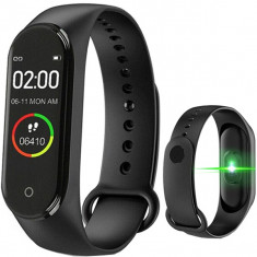 Bratara Fitness M4 Band, Monitorizare Activitati Sanatate Somn Puls Oxigen Ritm, Notificari Aplicatii foto