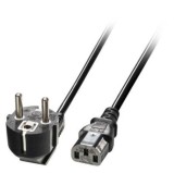 Cablu alimentare Schuko Lindy IEC C13 2m, &quot;LY-30335&quot; (timbru verde 0.18 lei)