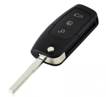 Carcasa cheie cu 3 butoane Topautochei&amp;reg; pentru Ford Focus Fiesta C-Max Ka foto