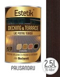 Lac pentru lemn ESTETIK DECKING&amp;TERRACE 2.5L PALISANDRU podele si terase