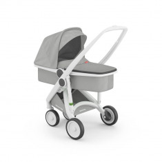 Carucior 2 in 1 Greentom 100% Ecologic White Grey foto