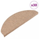 Gossi covorase scara autoadezive 30 buc bej 65x22,5x3,5 cm