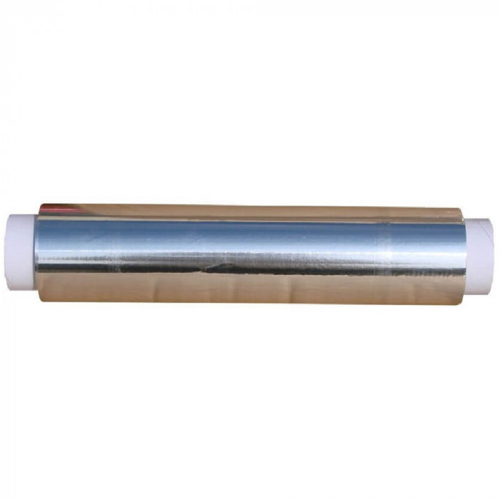 Folie Alimentara Aluminiu, 450mm x 80m, 11 MIC, Folie Aluminiu Alimentara, Folie Aluminiu Cuptor, Folie Aluminiu pentru Alimente, Folie de Aluminiu, F