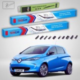 Cumpara ieftin Ștergătoare Renault Zoe Hatchback 2013-prezent | Set Față și Spate Flat Premium &ndash; TeamCar&reg;