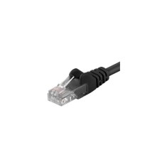 Patchcord UTP RJ45-RJ45 Cat.6, 0.25m, negru, &quot;UTP-6-0.25-BK&quot; (timbru verde 0.08 lei)