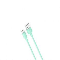 Cablu Date &amp; Incarcare Tip C (Verde) 1m XO NB156