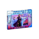 Puzzle Frozen II Elsa&amp;Anna, 100 Piese