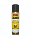 Spray adeziv lipit plafonul Soudal Contact 2 in 1 300ml