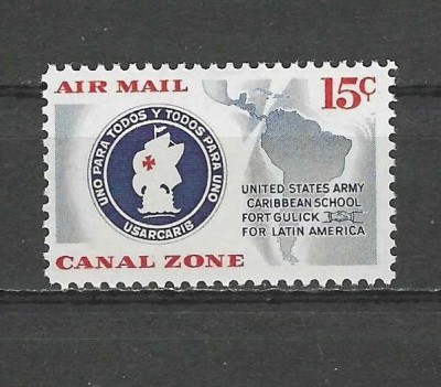 Canal Zone 1961 - US Army School, neuzat foto