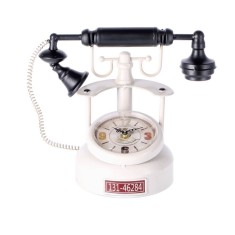 Ceas masa Telefon Retro fier 29 x 16 x 24 cm