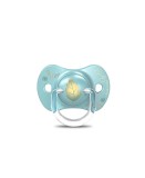 Suzetă fiziologică SX Pro din silicon 6-18 luni Albastru Gold Premium