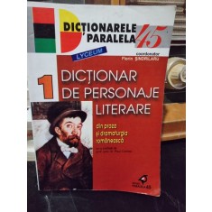 DICTIONAR DE PERSONAJE LITERARE - FLORIN SINDRILARU VOLUMUL 1