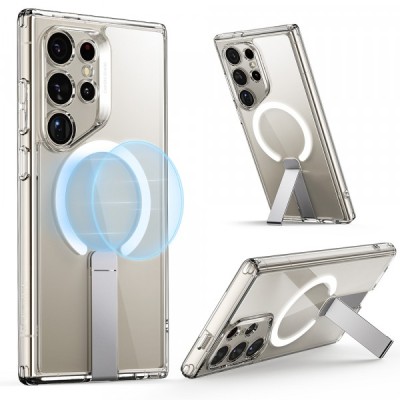 Husa MagSafe pentru Samsung Galaxy S24 Ultra S928, ESR, Boost Flickstand, Transparenta foto