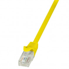 Cablu patchcord gembird, logilink, CAT6 U/UTP EconLine 1,00m galben foto