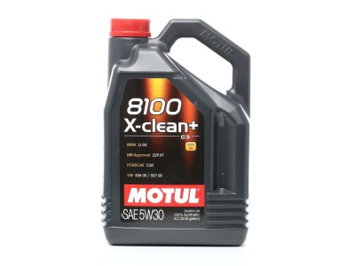 Ulei motor Motul 8100 X-Clean+ C3 05W30 5L 475544 C10B46 / 12138205 / M8100XCLPL5W30/5 foto