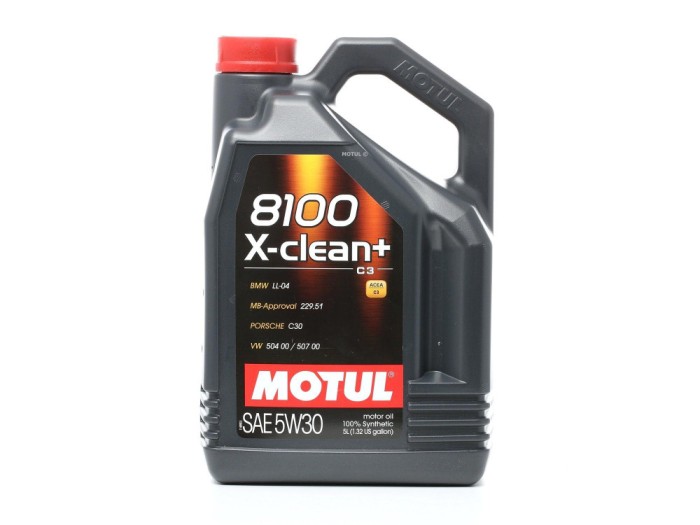 Ulei motor Motul 8100 X-Clean+ C3 05W30 5L 475544 C10B46 / 12138205 / M8100XCLPL5W30/5