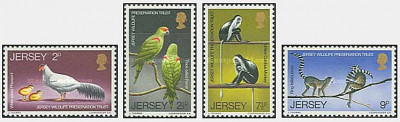 Jersey 1971 - Fauna, animale, serie neuzata foto