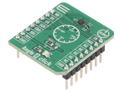 Sensor de C&amp;acirc;mp Magnetic SPI 3.3VDC - Angle 8 Click foto