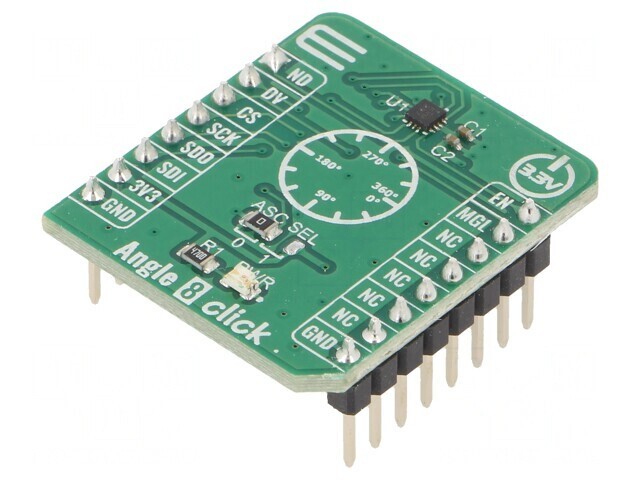 Sensor de C&acirc;mp Magnetic SPI 3.3VDC - Angle 8 Click