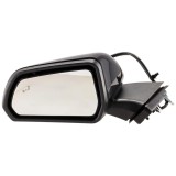 Oglinda usa exterioara Ford Mustang, 05.20, montare stanga, reglaj electric; carcasa neagra, grunduit; sticla plana; sticla crom; 12 gauri / 5 pini;