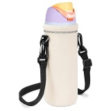 Suport pentru sticlă de apă cu curea compatibil cu Owala FreeSip 32oz, sticlă de apă Twist 32oz