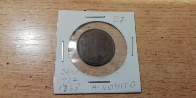 M3 C50 - Moneda foarte veche - 1 sen - Hirohito - Japonia - perioada 1927-1938 foto