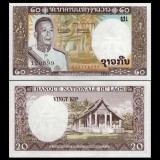 Laos 1963 - 20 kip UNC