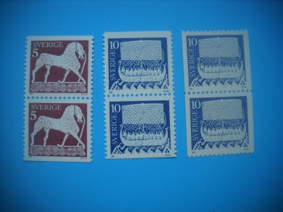 HOPCT TIMBRE SUEDIA MNH 1106 SCULPTURI IN PIATRA -6 VAL 1973-NESTAMPILAT foto