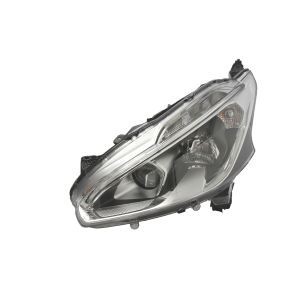Far Peugeot 208, 06.2015-, fata, Stanga, cu LED daytime running light; H7+H7+LED+PY21W; electric; fara motoras; foto