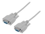 Cablu D-Sub 9pin 3m Gri Ecranat