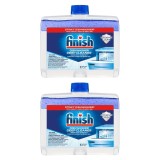 Pachet 2 x Solutie pentru Curatat Masina de Spalat Vase Finish, 250 ml