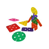 Joc din plastic Happy Disc, 30 piese, diferite culori, Oem