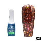 Ojă semipermanentă Midnight sparkle 8 ml, 09