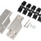 Conector carcasă D-Sub ecranat 90&deg;
