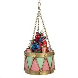 Cumpara ieftin Decoratiune Craciun Toba metal multicolor &Oslash; 12x16/27 cm