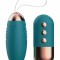 Ou Vibrator Pleasurable Remote Control, 10 Moduri Vibratii, Functie Incalzire, Silicon, Verde, USB, Mokko Toys