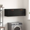 VidaXL Dulap de perete Stejar negru 100 x 36.5 x 35 cm Lemn compozit 879563