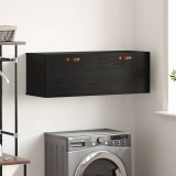 vidaXL Dulap de perete Stejar negru 100 x 36.5 x 35 cm Lemn compozit