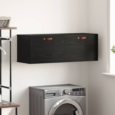 vidaXL Dulap de perete Stejar negru 100 x 36.5 x 35 cm Lemn compozit 879563 foto