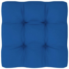 Pernă canapea din paleți, albastru regal, 58x58x10 cm