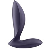 Satisfyer Plugs-Power Plug Purple-Silicon, 12 Trepte, Reincarcabil