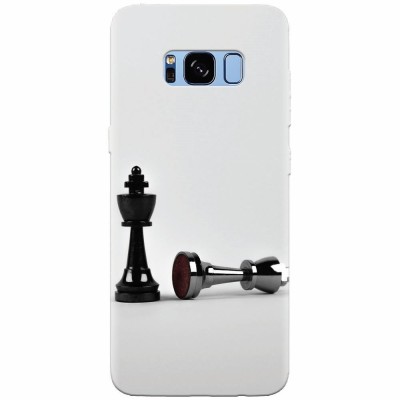 Husa silicon pentru Samsung S8 Plus, Chess foto