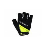 MANUSI B-RACE CU GEL NEGRU/LIME, L, Pegas